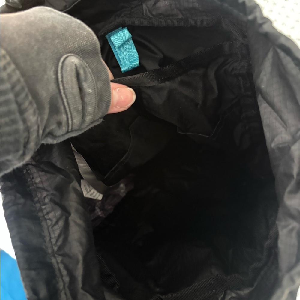 Black Drawstring Backpack - Picture 6 of 16